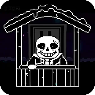 Стикер Sans - 0