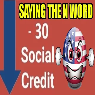 Sticker Social Credit - 1 Sticker Social Credit - 1