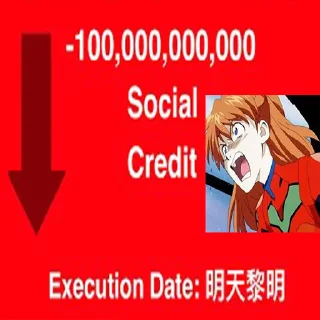 Sticker Social Credit - 4 Sticker Social Credit - 4