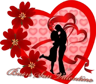 Стикер Love @stickersb2b - 2