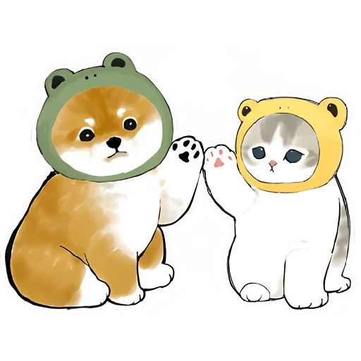 Шиба и Нян котик @TgSticker Шиба и Нян котик @TgSticker -