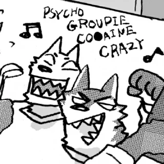 Sticker Shiro and Kuro - 2