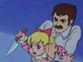 Стикер Хуй бумажный - 6