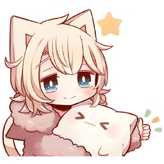 Sticker Сонный котёнок 2 @Nyasticks - 3 Sticker Сонный котёнок 2 @Nyasticks - 3