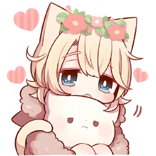 Sticker Сонный котёнок 2 @Nyasticks - 6 Sticker Сонный котёнок 2 @Nyasticks - 6
