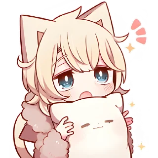 Sticker Сонный котёнок 2 @Nyasticks - 2 Sticker Сонный котёнок 2 @Nyasticks - 2