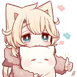 Sticker Сонный котёнок 2 @Nyasticks - 8 Sticker Сонный котёнок 2 @Nyasticks - 8