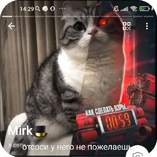 Sticker Сосалка @mirkaka1488 - 0