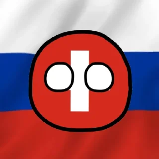 Sticker Switzerland countryballs - 10