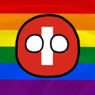 Sticker Switzerland countryballs - 6