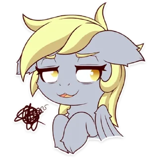 Стикер SymbianL Derpy Hooves Faces - 0