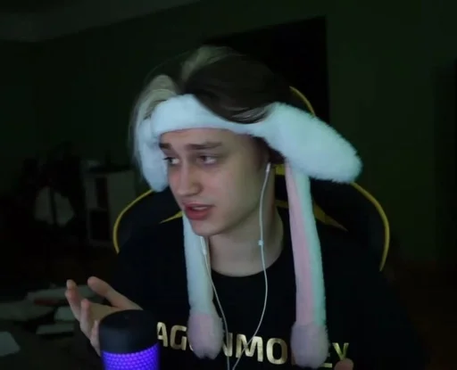 human face human face headphones person