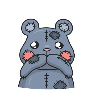 Sticker Плюш без надписей by @cringokun - 0