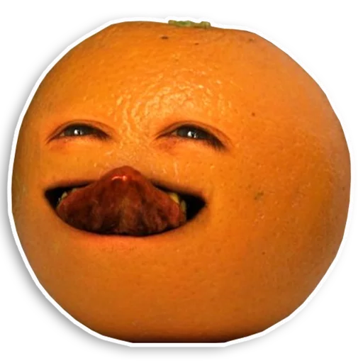 orange person face