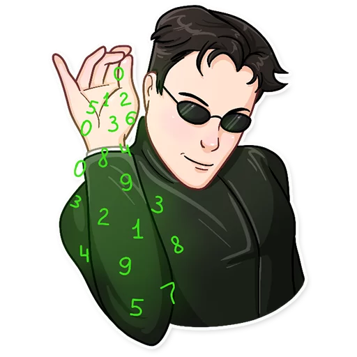 Sticker The Matrix - 0