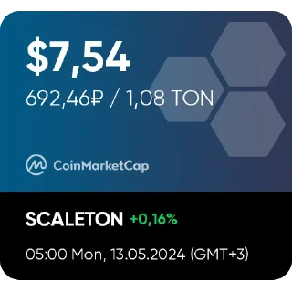 Стикер TONCOIN Chart by @this_is_TON - 2