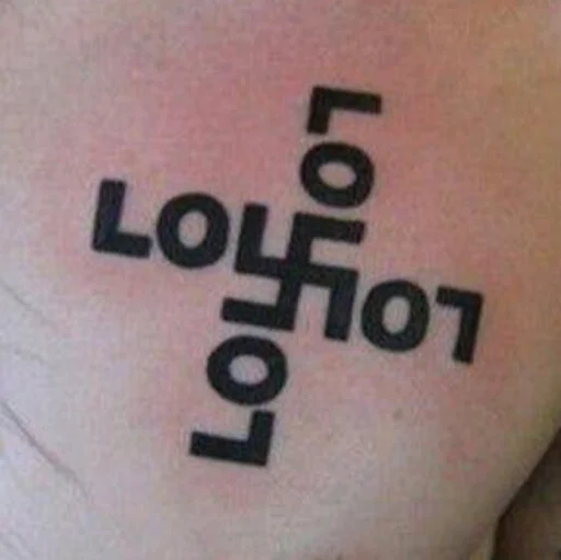 tattoo text flesh