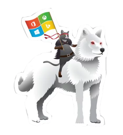 Sticker Windows Insider: NinjaCat - 0