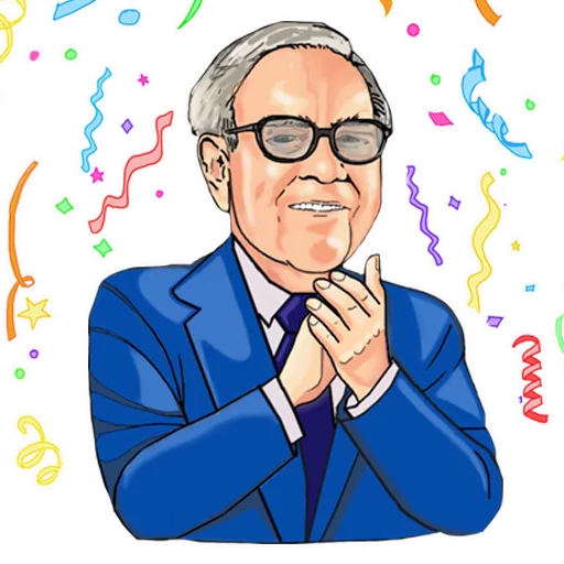 Стикер Warren Buffett by @buff_10 - 0