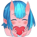 @Yuki1123 by @fStikBot @Yuki1123 by @fStikBot - cartoon