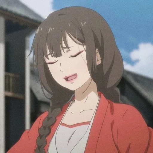 anime anime cartoon human face