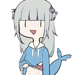Sticker Gawr Gura ➜ @animee_stickers - 11