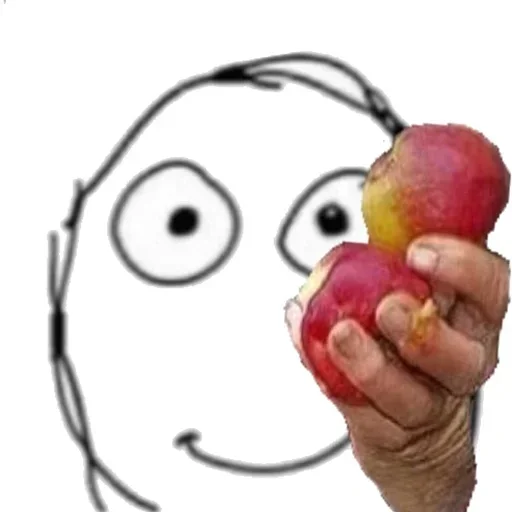 фрукт яблоко эскиз