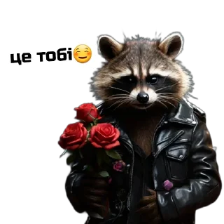 Стикер Єнот🦝 - 11