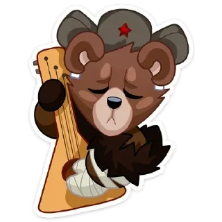 Стикер Медвежутка - @Stickers_vk - 8 Стикер Медвежутка - @Stickers_vk - 8