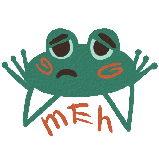 Sticker блохастый жаб - 6 Sticker блохастый жаб - 6