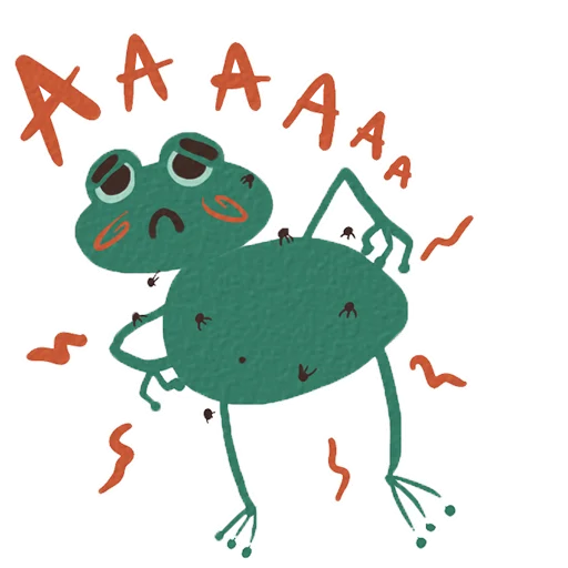 Sticker блохастый жаб - 0