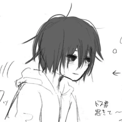 sketch sketch anime illustration