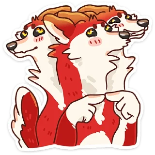 Sticker Цербер от @TgSticker - 8
