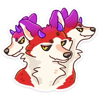 Sticker Цербер от @TgSticker - 5