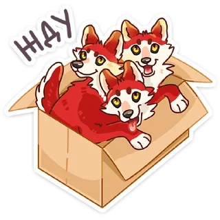 Sticker Цербер от @TgSticker - 2