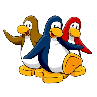 Sticker club penguin - 0