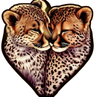 Стикер cheetah stickers - 0