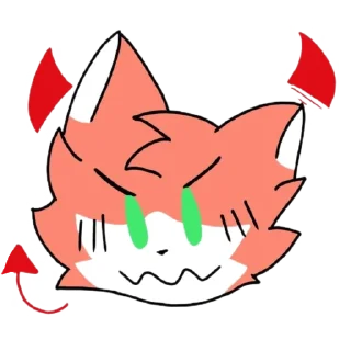 Стикер Kaiju paradise cursed emoji - 3 Стикер Kaiju paradise cursed emoji - 3