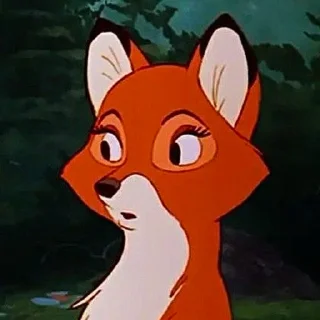 Стикер cute foxes @hehbaldezh - 0