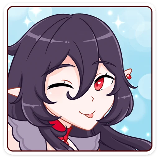 Тёмная Айрис (@TgSticker) Тёмная Айрис (@TgSticker) - аниме