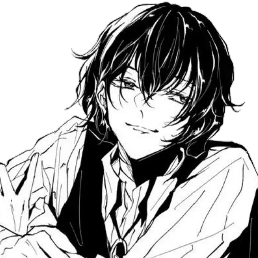 Стикер dazai osamu. @dazosamu :: @fStikBot - 3