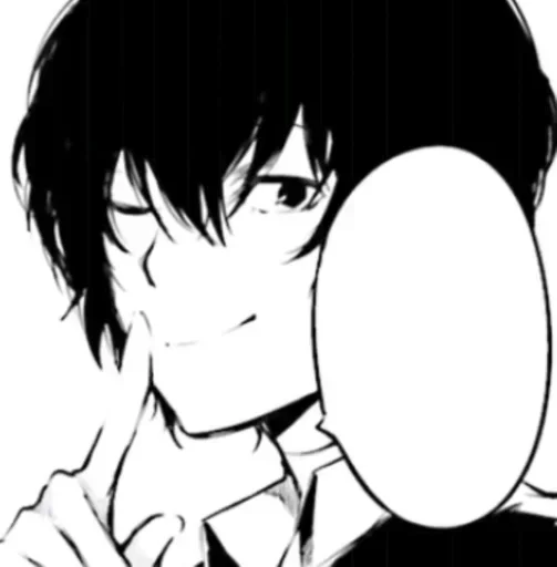 Стикер dazai osamu. @dazosamu :: @fStikBot - 2