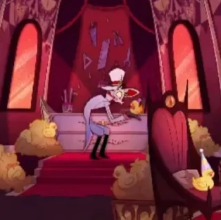 Стикер Lucifer//Hazbin hotel - 11