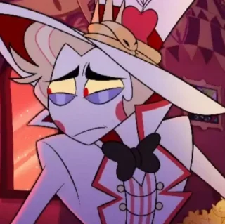 Стикер Lucifer//Hazbin hotel - 8