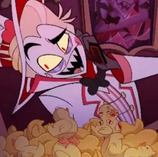 Стикер Lucifer//Hazbin hotel - 1