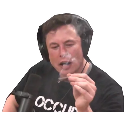 Sticker Elon Pothead - 0