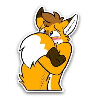 Sticker Foxbrush Tailwag - 0