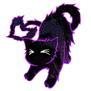 Стикер Ghozcat Purple @MoiStikiBot - 10
