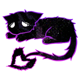 Стикер Ghozcat Purple @MoiStikiBot - 7