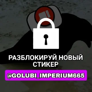 Sticker Голубь @GOLUBI_IMPERIUM665 @TgEmodziBo - 0